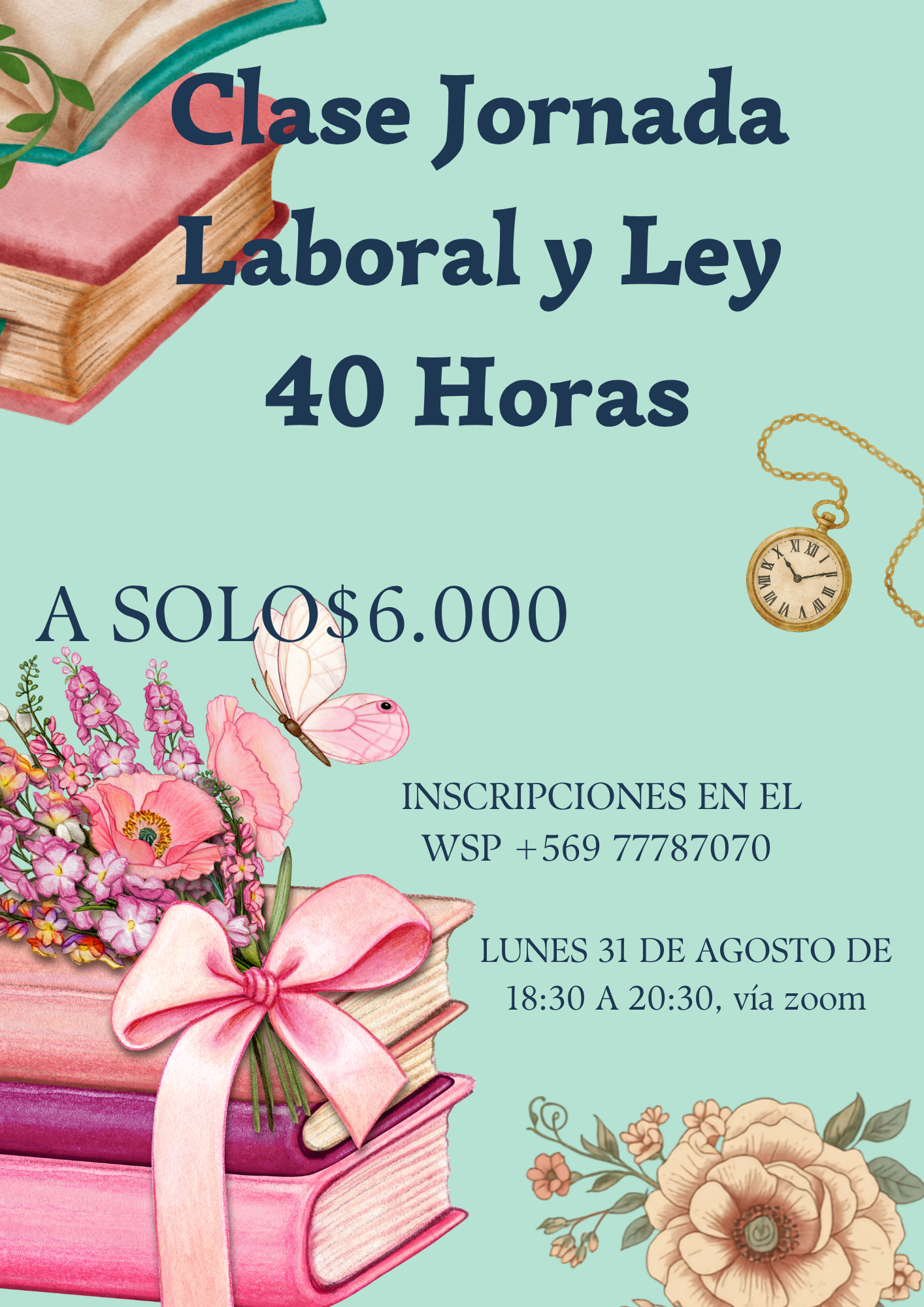 CHARLA JORNADA LABORAL Y LEY DE 40 HORAS