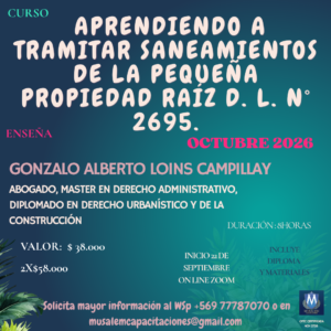 APRENDIENDO A TRAMITAR SANEAMIENTOS DE LA PEQUEÑA PROPIEDAD RAÍZ, D. L. N° 2695