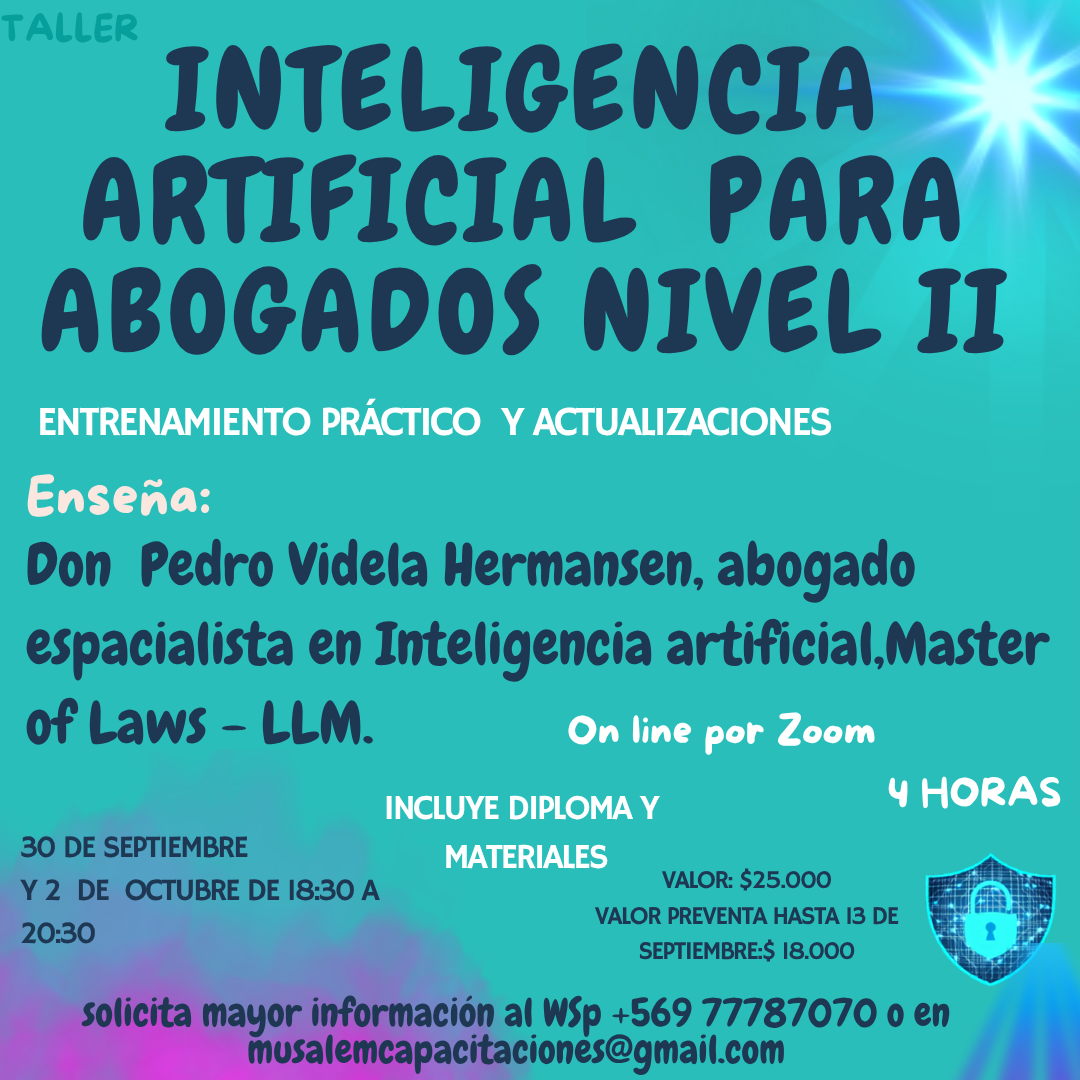 HERRAMIENTAS DE IA PARA LA REALIZACIÓN DE TAREAS JURÍDICAS II