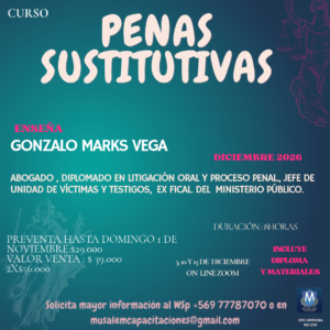 PENAS SUSTITUTIVAS